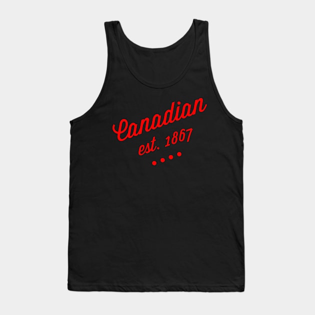 Canadian Tank Top by MessageOnApparel